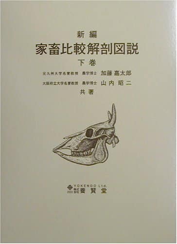 家畜比較解剖図説 下 株式会社 養賢堂